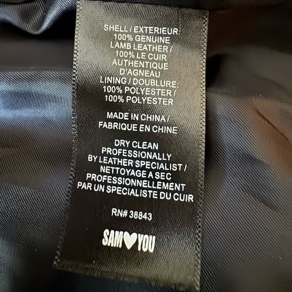 🎉 Host Pick🎉 Sam Edelman Peplum Leather Moto Jacket - Picture 8 of 8